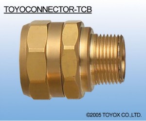 日本TOYOX-管件,铜接头,快速接头,金属接头,TOYOCONNECTOR TCB接头 (TOYOX胶管专用接头)-TCB