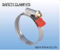 日本TOYOX-管件,不锈钢,管卡,喉箍,安全的部分不锈钢材质FS型 (SAFETY CLAMP-FS)-FS